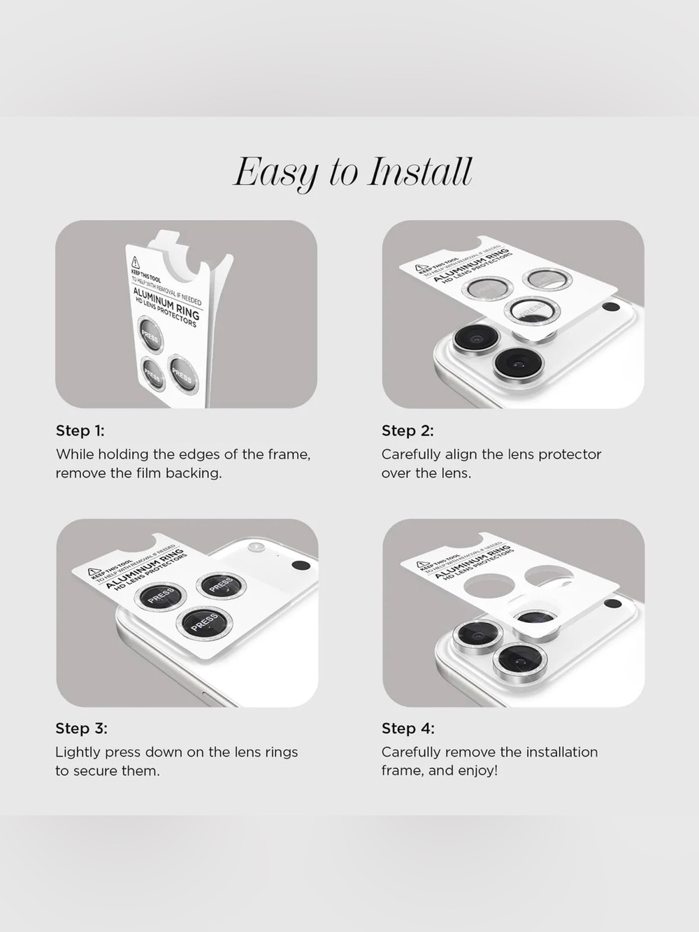 NEW CaseMate Camera Lens Protector Twinkle - Picture 5 of 10